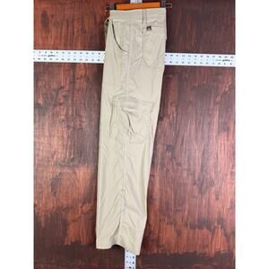 Prana Breathe Zion II Cargo Pocket Hiking Pants Roll Up Stretch Mens 34Wx30L EUC